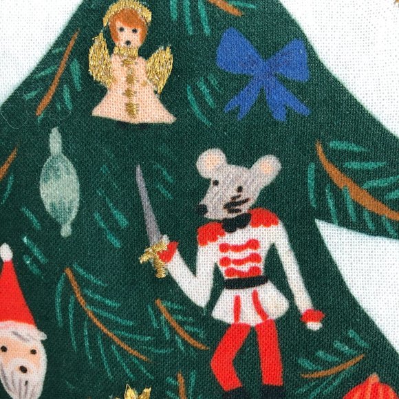 Anthropologie Rifle Paper Co. Nutcracker Pillow - Picture 7 of 8